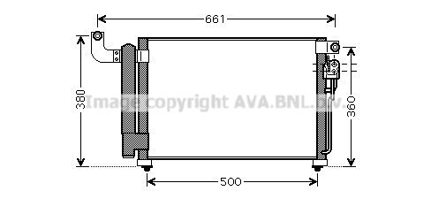 AVA QUALITY COOLING Конденсатор, кондиционер KA5082D